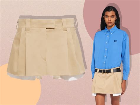 miu miu mini skirt dupe|miu mini skirt.